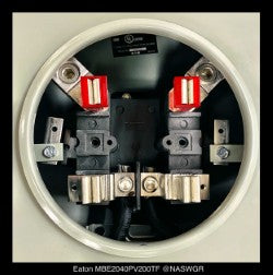 Eaton MBE2040PV200TF Solar Power Meter Breaker - 200A/240v/N3R - Unused