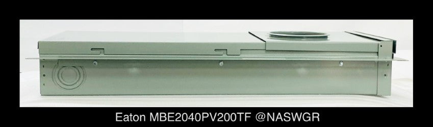 Eaton MBE2040PV200TF Solar Power Meter Breaker - 200A/240v/N3R - Unused