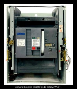 GE PowerBreak II SSD40B440 Breaker (M/O,D/O) - 4000 Amp