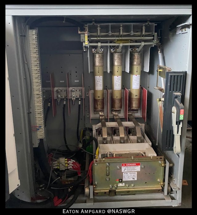 Eaton / Cutler Hammer Ampgard Medium Voltage Control Cell Section- 600HP/4160V