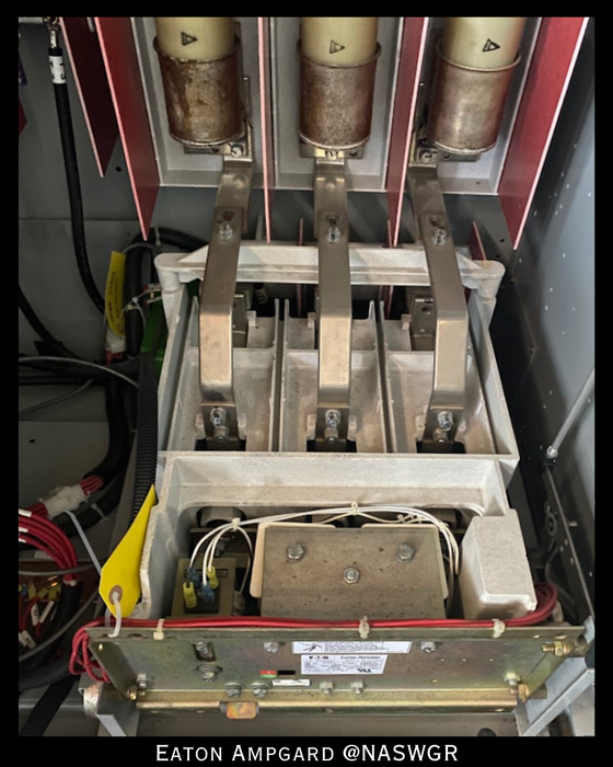 Eaton / Cutler Hammer Ampgard Medium Voltage Control Cell Section- 600HP/4160V
