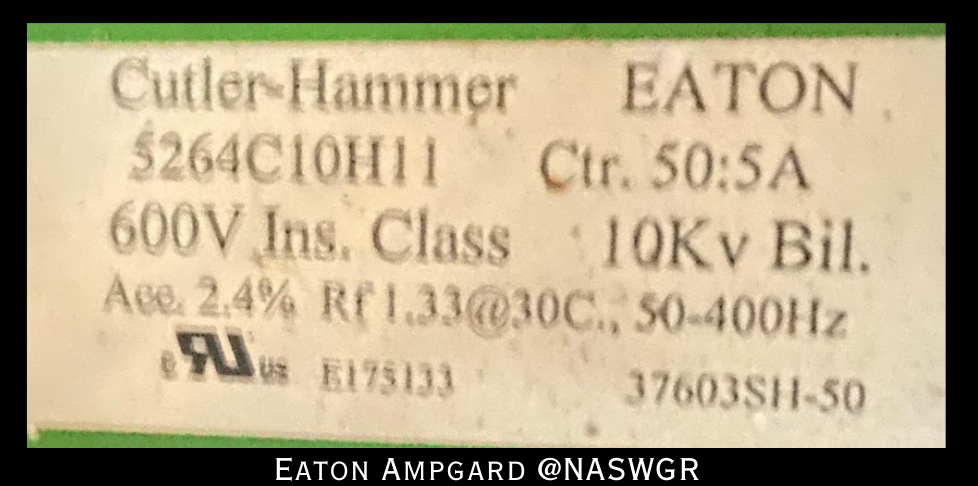 Eaton / Cutler Hammer Ampgard Medium Voltage Control Cell Section- 300HP/4160V