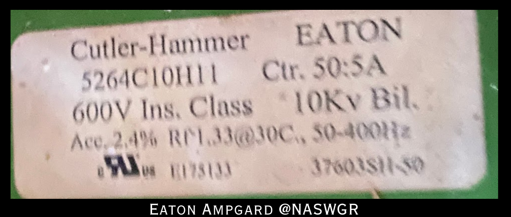 Eaton / Cutler Hammer Ampgard Medium Voltage Control Cell Section- 2250HP/4160V