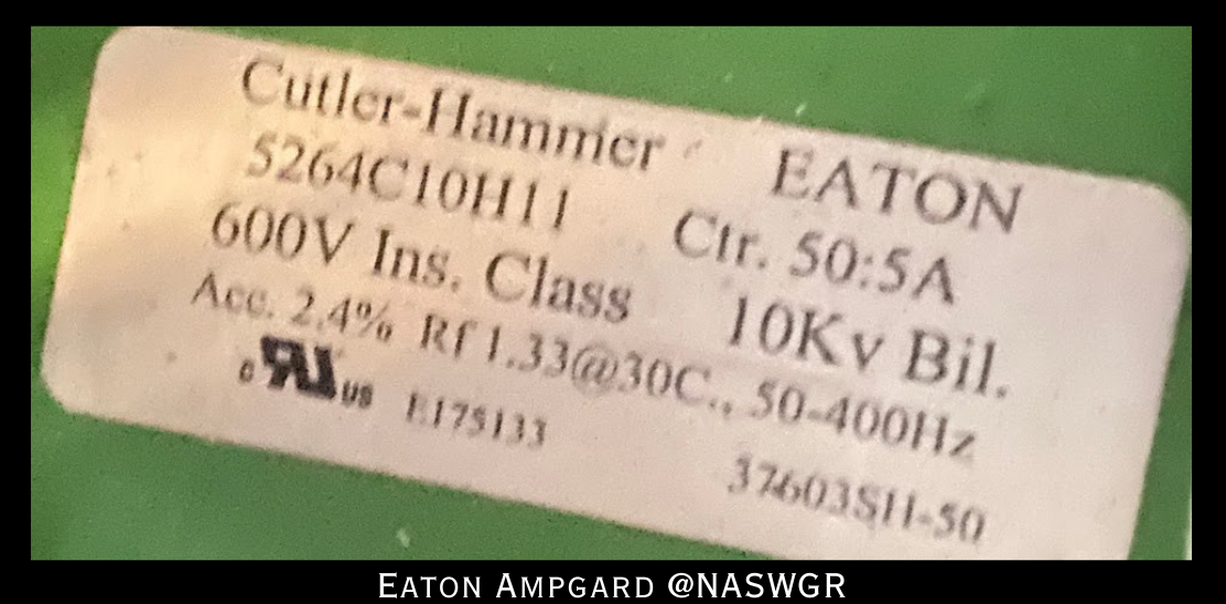 Eaton / Cutler Hammer Ampgard Medium Voltage Control Cell Section- 1333kVA/4160V