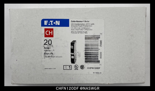 Eaton CHFN120DF CH Arc Fault Circuit Interrupter ~ 20 Amp - Unused Surplus