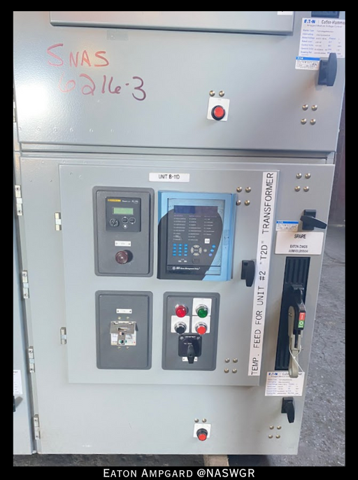 Eaton / Cutler Hammer Ampgard Medium Voltage Control Cell Section- 1250HP/4160V