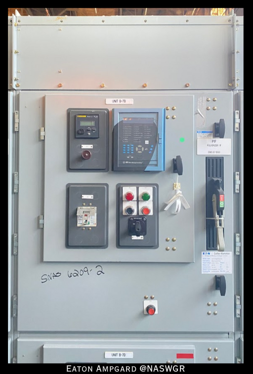Eaton / Cutler Hammer Ampgard Medium Voltage Control Cell Section- 250HP/4160V