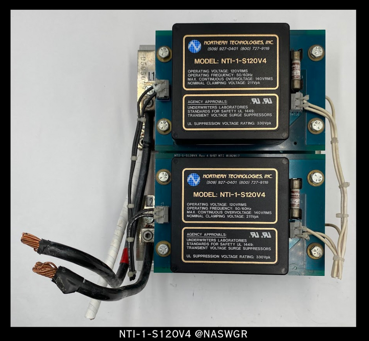 Northern Technologies NTI-1-S120V4 Transient Voltage Surge Suppressor