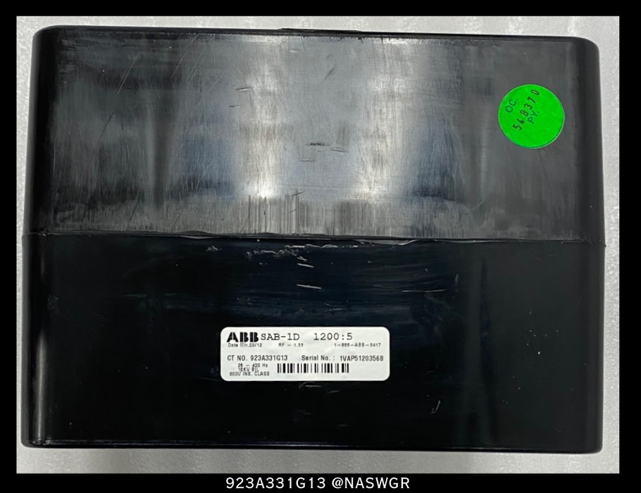 ABB SAB-1D Current Transformer 923A331G13 - 1200:5A
