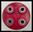 Rostone Corp. Red Glastic H2186 Insulator 6"