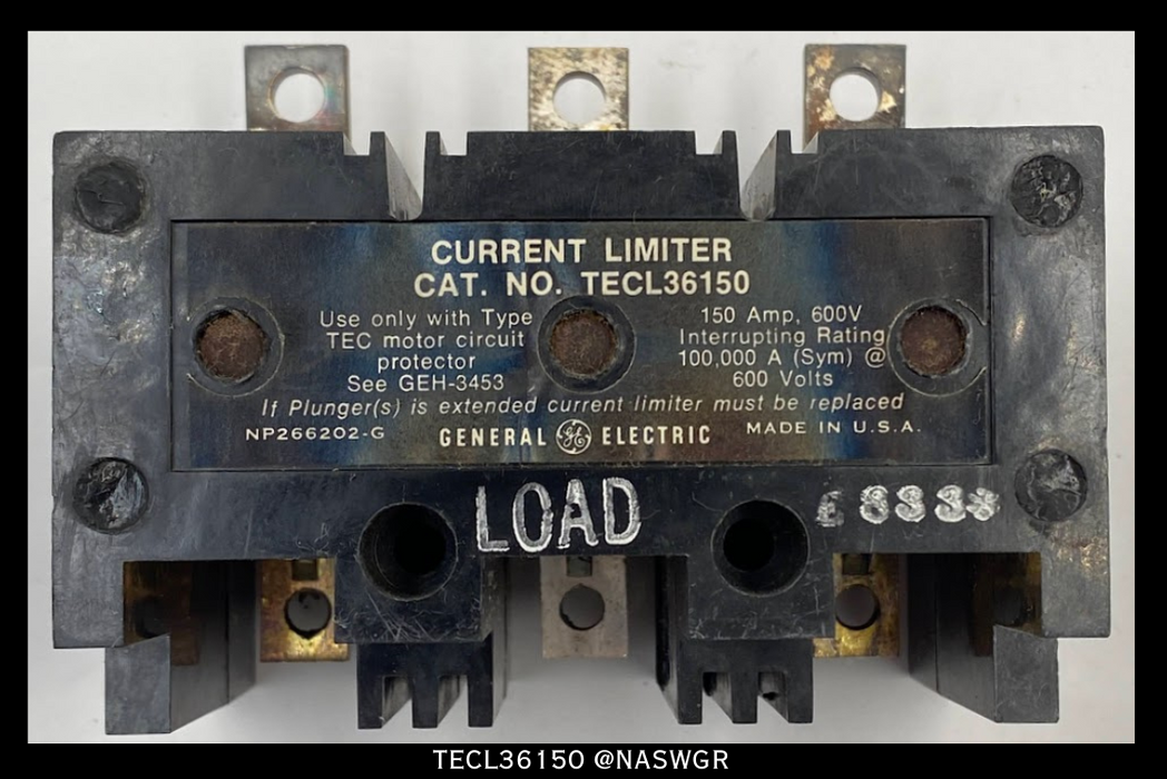 General Electric TECL36150 Current Limiter - 150A/600V