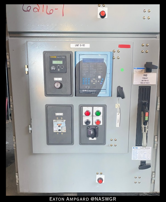 Eaton / Cutler Hammer Ampgard Medium Voltage Control Cell Section- 300HP/4160V