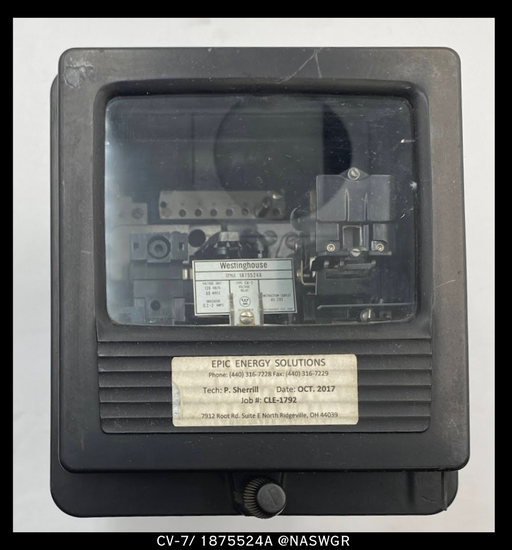 Westinghouse CV-7, 1875524A Voltage Relay - 120V