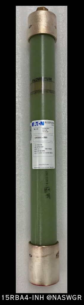Eaton 15RBA4-INH Nondisconnect Indicating Fuse Holder - 400A/15.5kV