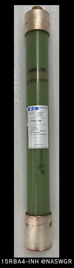 Eaton 15RBA4-INH Nondisconnect Indicating Fuse Holder - 400A/15.5kV