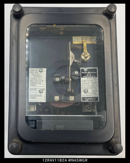 GE 12RAV11B2A, A-C Undervoltage Relay - 95V