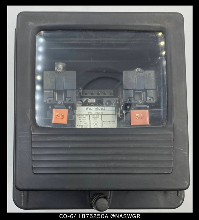 Westinghouse CO-6/ 1875250A Overcurrent Relay - 4-12A