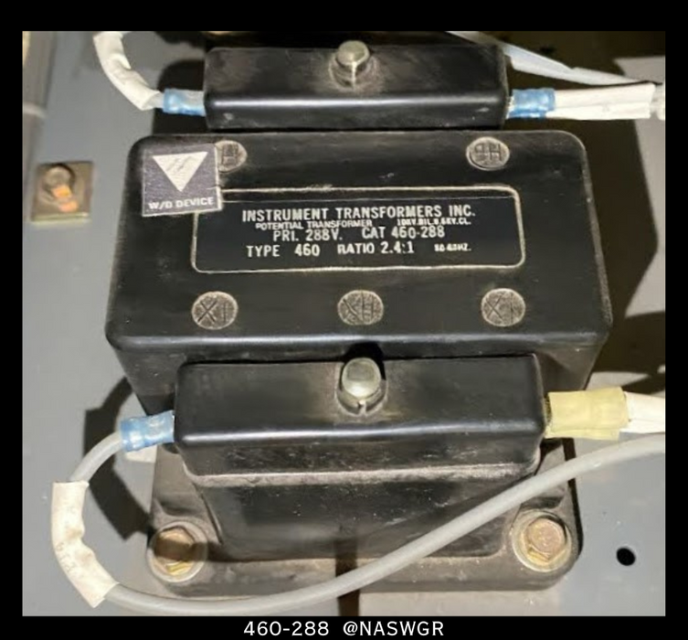 Instrument Transformers Inc. 460-288 Potential Transformer - 288:120v
