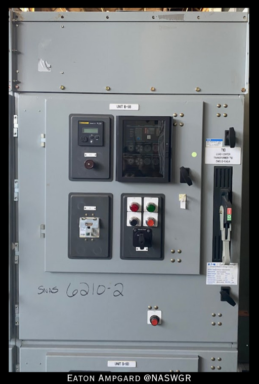 Eaton / Cutler Hammer Ampgard Medium Voltage Control Cell Section- 1333kVA/4160V