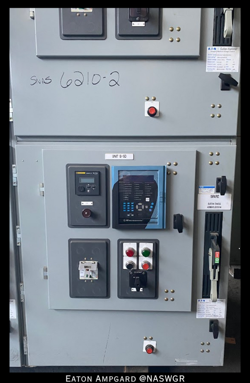 Eaton / Cutler Hammer Ampgard Medium Voltage Control Cell Section- 600HP/4160V