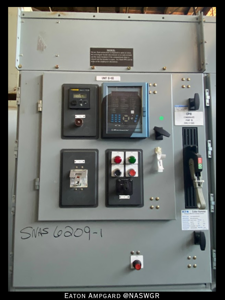 Eaton / Cutler Hammer Ampgard Medium Voltage Control Cell Section- 600HP/4160V