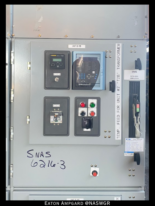 Eaton / Cutler Hammer Ampgard Medium Voltage Control Cell Section- 1250HP/4160V