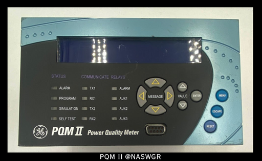 General Electric PQM II Power Quality Meter PQMII-T20-C-A