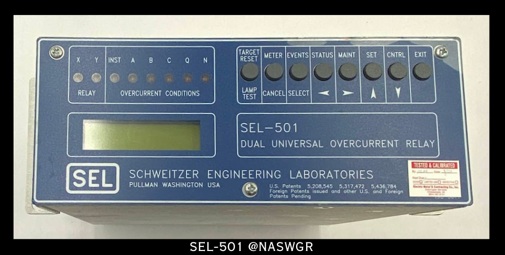 Schweitzer 0501003X561XXB SEL-501 Dual Universal Overcurrent Relay