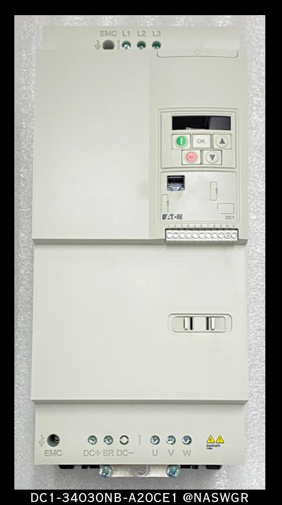 Eaton DC1-34030NB-A20CE1 - DC1 Power XL Variable Frequency Drive ~ Surplus