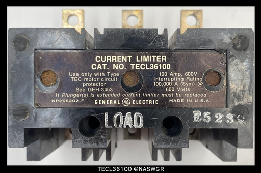 General Electric TECL36100 Current Limiter - 100A/600V
