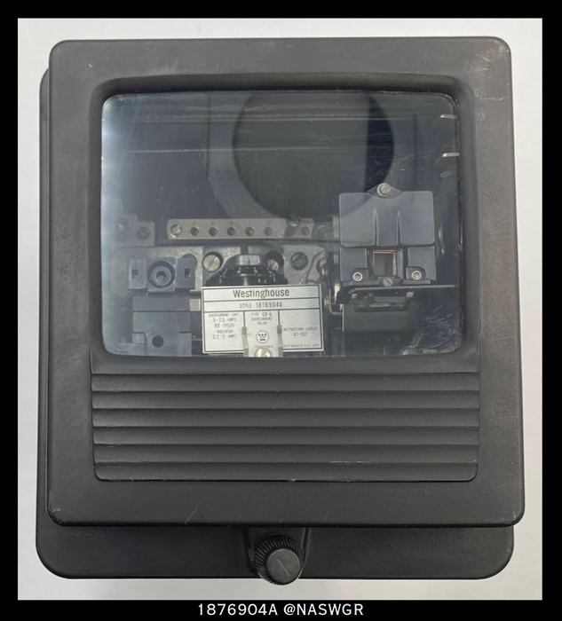 Westinghouse CO-6, 1876904A Overcurrent Relay - 0.5/2.5 Amp