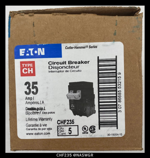 Eaton CHF235 Molded Case Circuit Breaker ~ 35 Amp - Unused Surplus