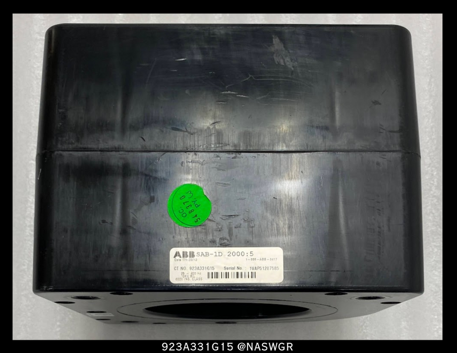 ABB SAB-1D Current Transformer 923A331G15 - 2000:5A
