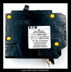 Eaton BRP120DF Arc Fault Ground Fault Circuit Breaker - 20 Amp - Unused - Lot of 5