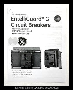 GE EntelliGuard G GA32MD LV Breaker (M/O,D/O) - 3000 Amp - Unused