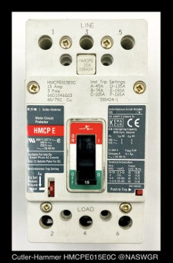 Eaton HMCPE015E0C Motor Circuit Protector - 15 Amp - Tested/1Yr Warranty