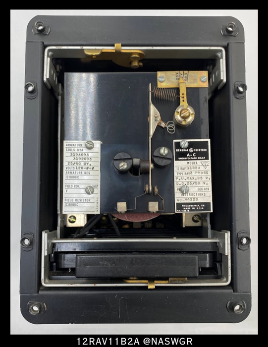 GE 12RAV11B2A, A-C Undervoltage Relay - 95V