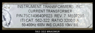 Instrument Transformers 562-322 Current Transformer - 3200:5A