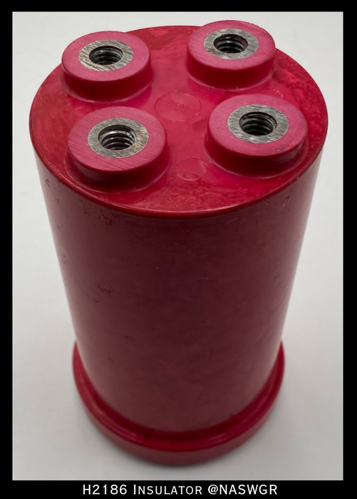 Rostone Corp. Red Glastic H2186 Insulator 6"