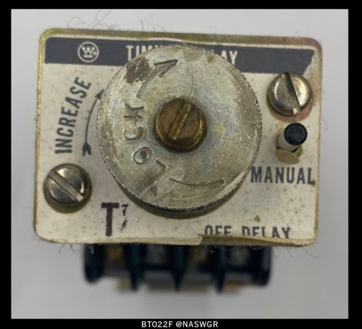 Westinghouse BT022F Control Timing Relay  - 120vAC Coil - Unused