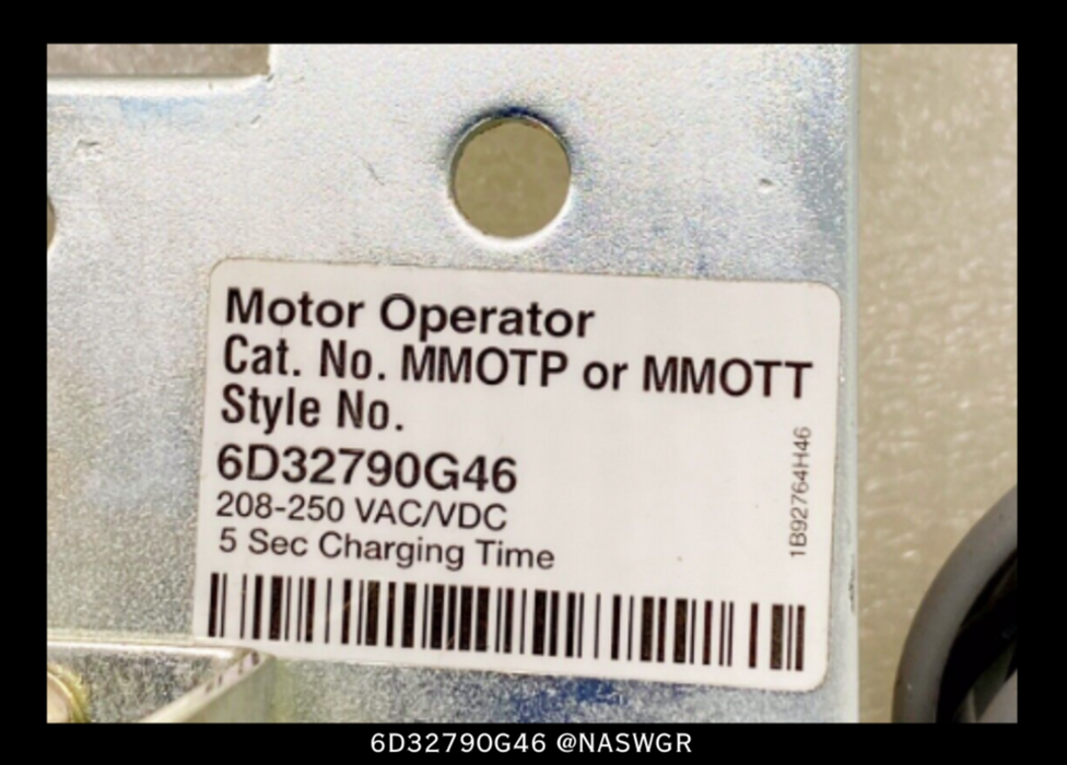 Eaton Magnum MMOTP / MMOTT Motor Operator - 208-250vAC