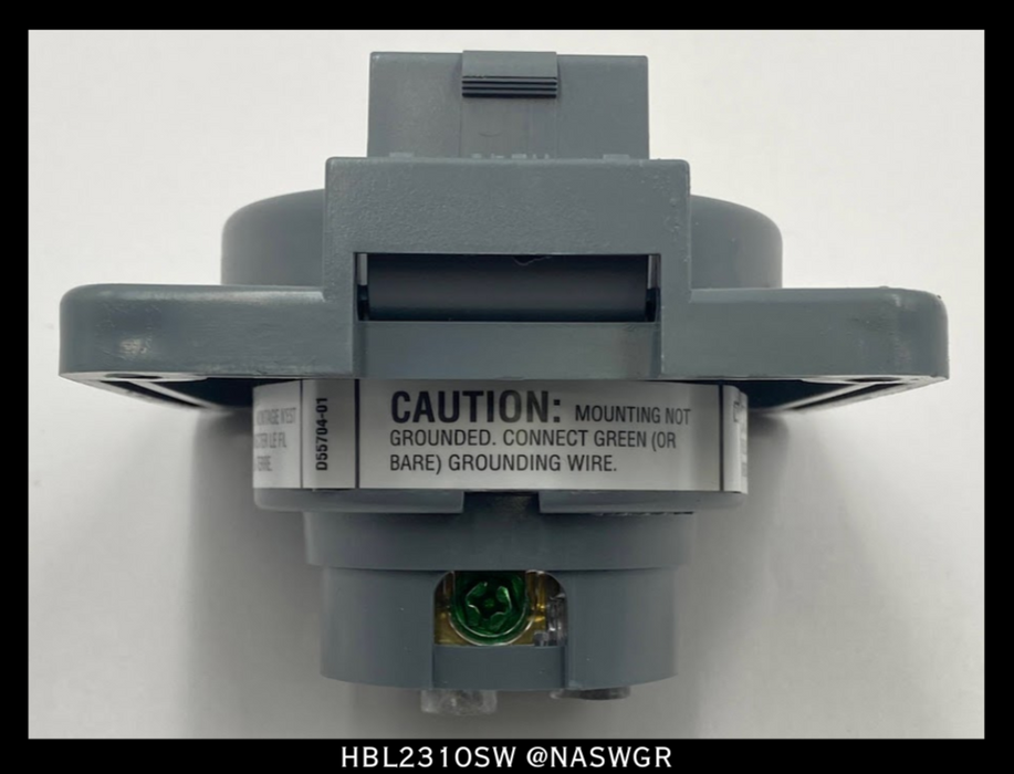 Hubbell HBL2310SW Safety-Shroud Twist-Lock - 20A/125V - Unused