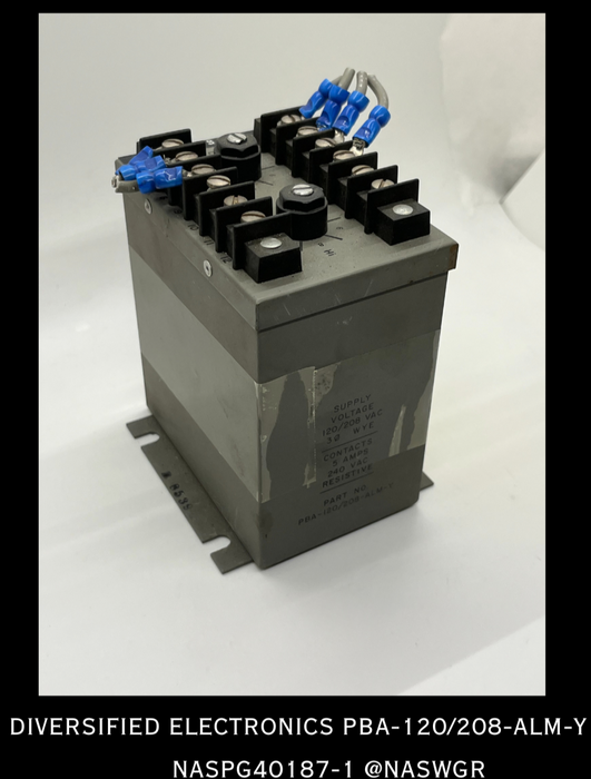 PBA-120/208-ALM-Y ~ DIVERSIFIED ELECTRONICS PBA-120/208-ALM-Y Voltage Monitor