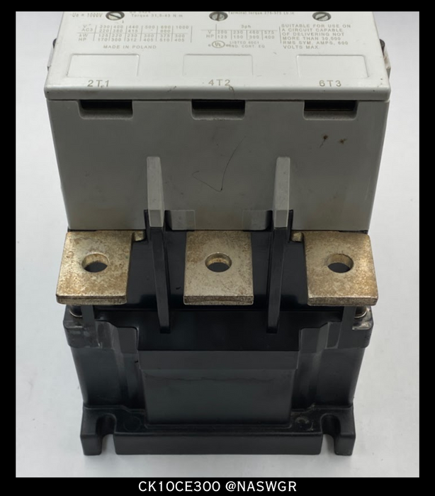 GE CK10CE300 Contactor ~ 500 Amp/24v