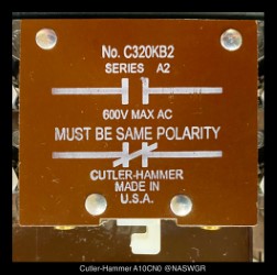 Cutler-Hammer A10CN0 Citation Starter - 27 Amp, 120vAC - Tested/1Yr Warranty