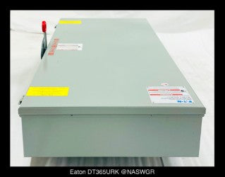 Eaton DT365URK Heavy Duty Safety Switch - 400A/600V/3P3W/N3R - Unused