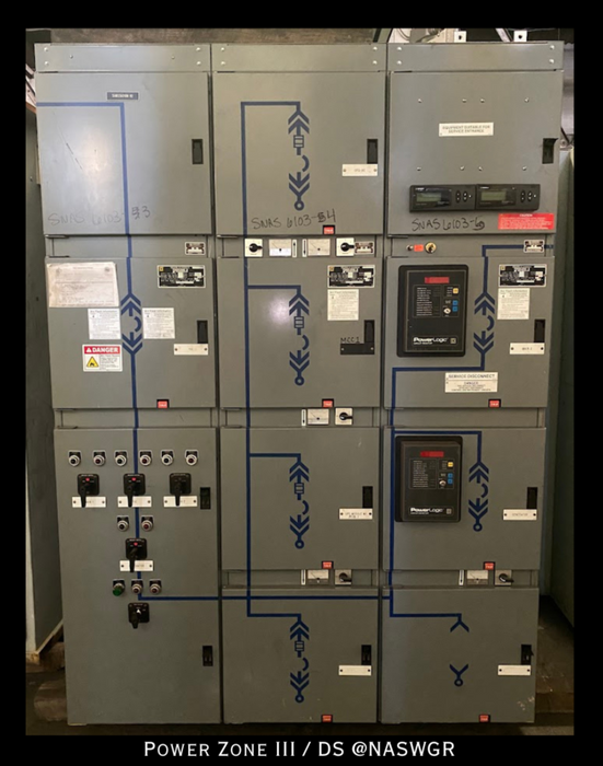 Square D Power Zone III / DS Switchgear 1600 Amps/ 480/277V