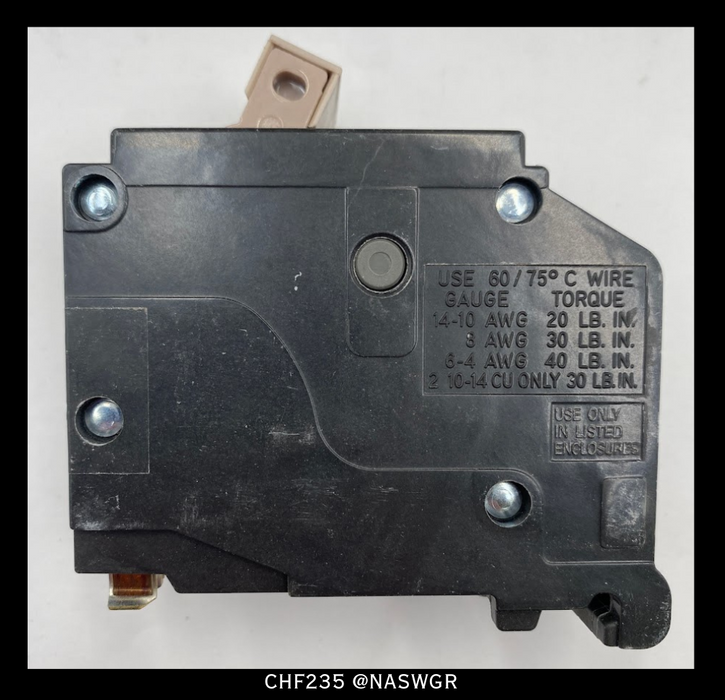 Eaton CHF235 Molded Case Circuit Breaker ~ 35 Amp - Unused Surplus