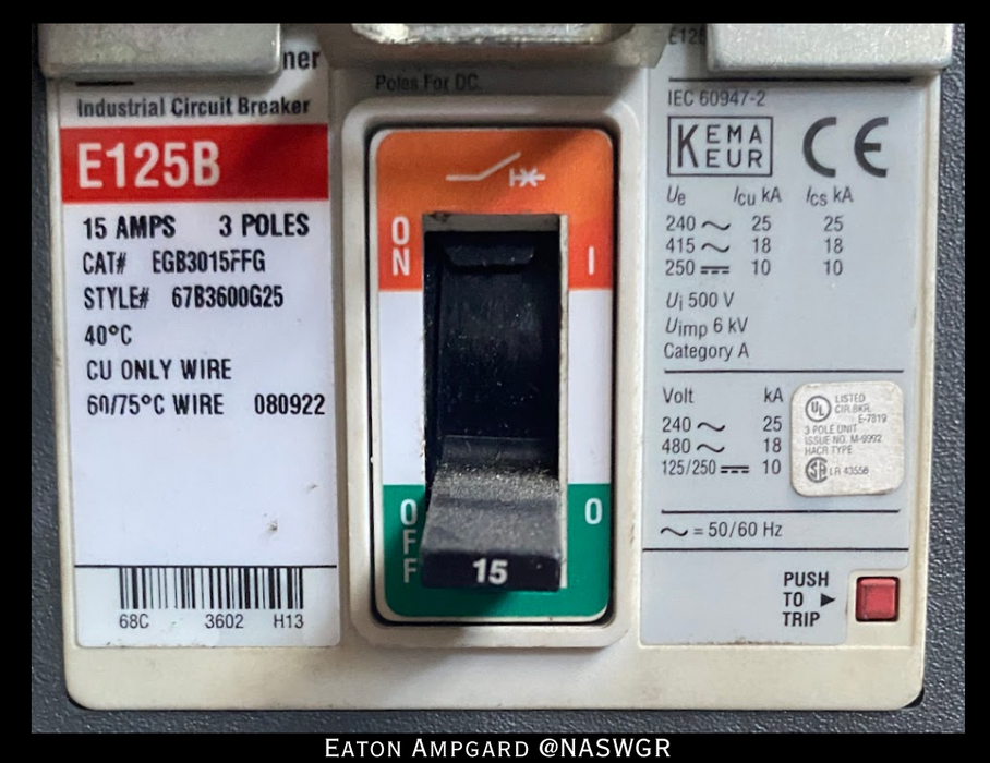 Eaton / Cutler Hammer Ampgard Medium Voltage Control Cell Section- 300HP/4160V