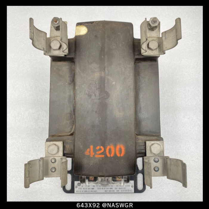 GE JVM-3, 643X92 Voltage Transformer - 35:1